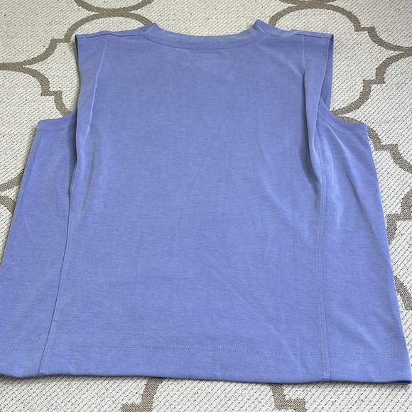 Athleta seasoft tank sweatshirt Dusk Purple top size medium - Picture 10 of 10